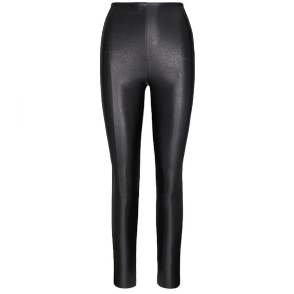 Commando Faux Leather Legging In Black Size Large Petite - Picture 8 of 10